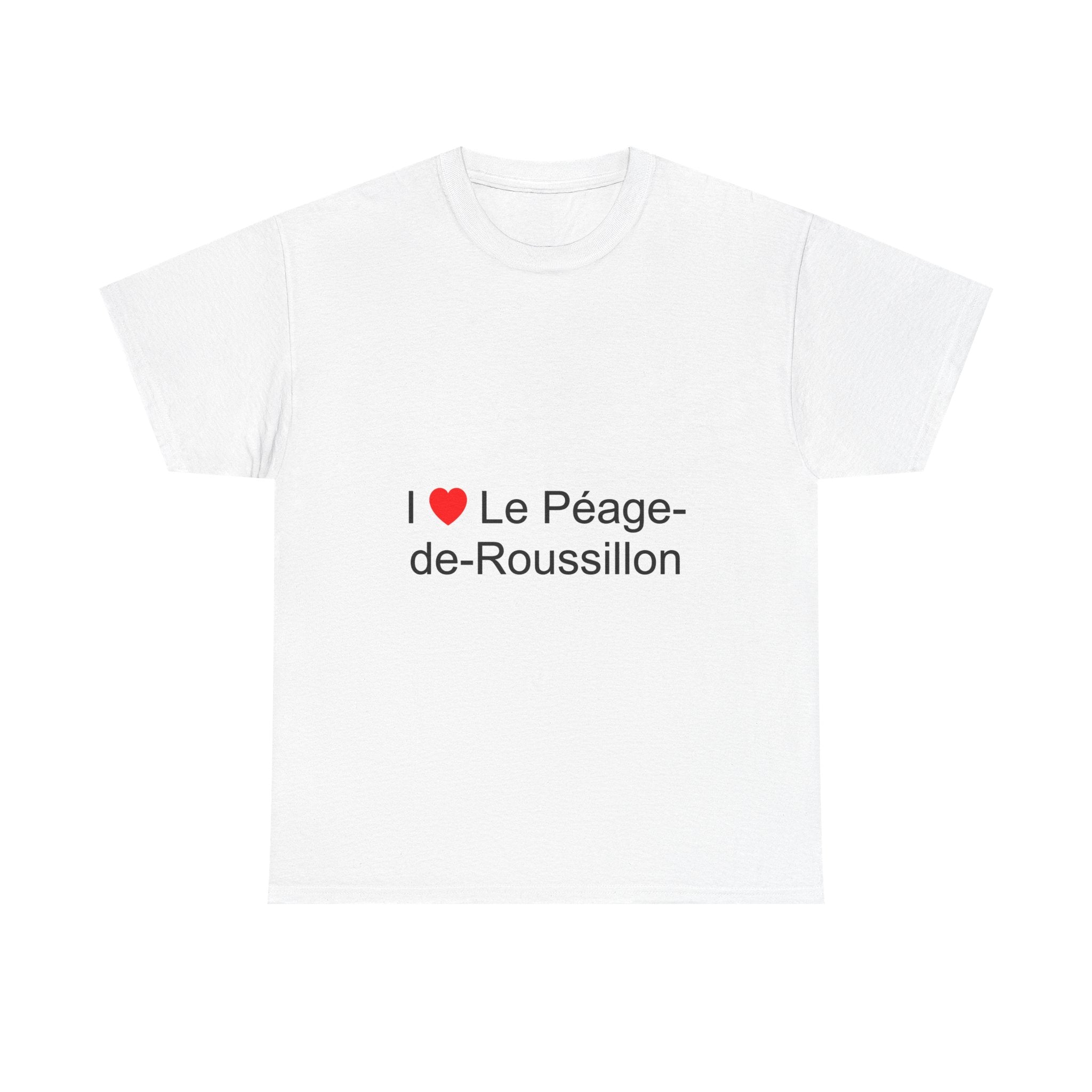 T-Shirt Ich liebe Peage-de-Roussillon