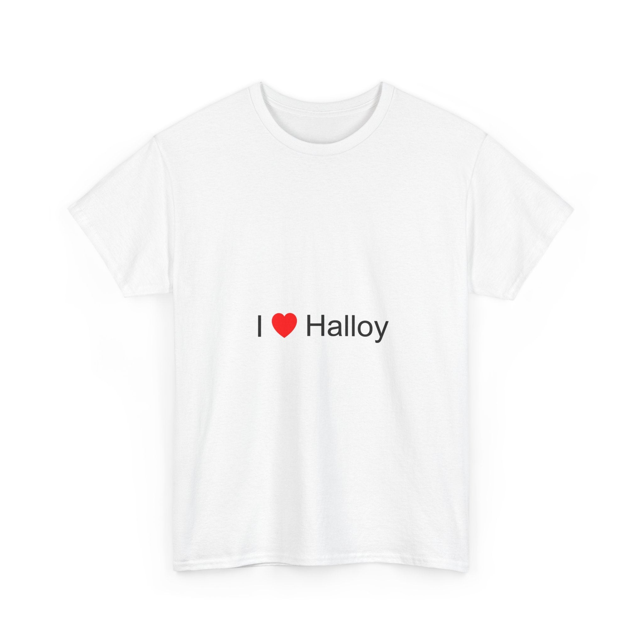 T-shirt I love halloy