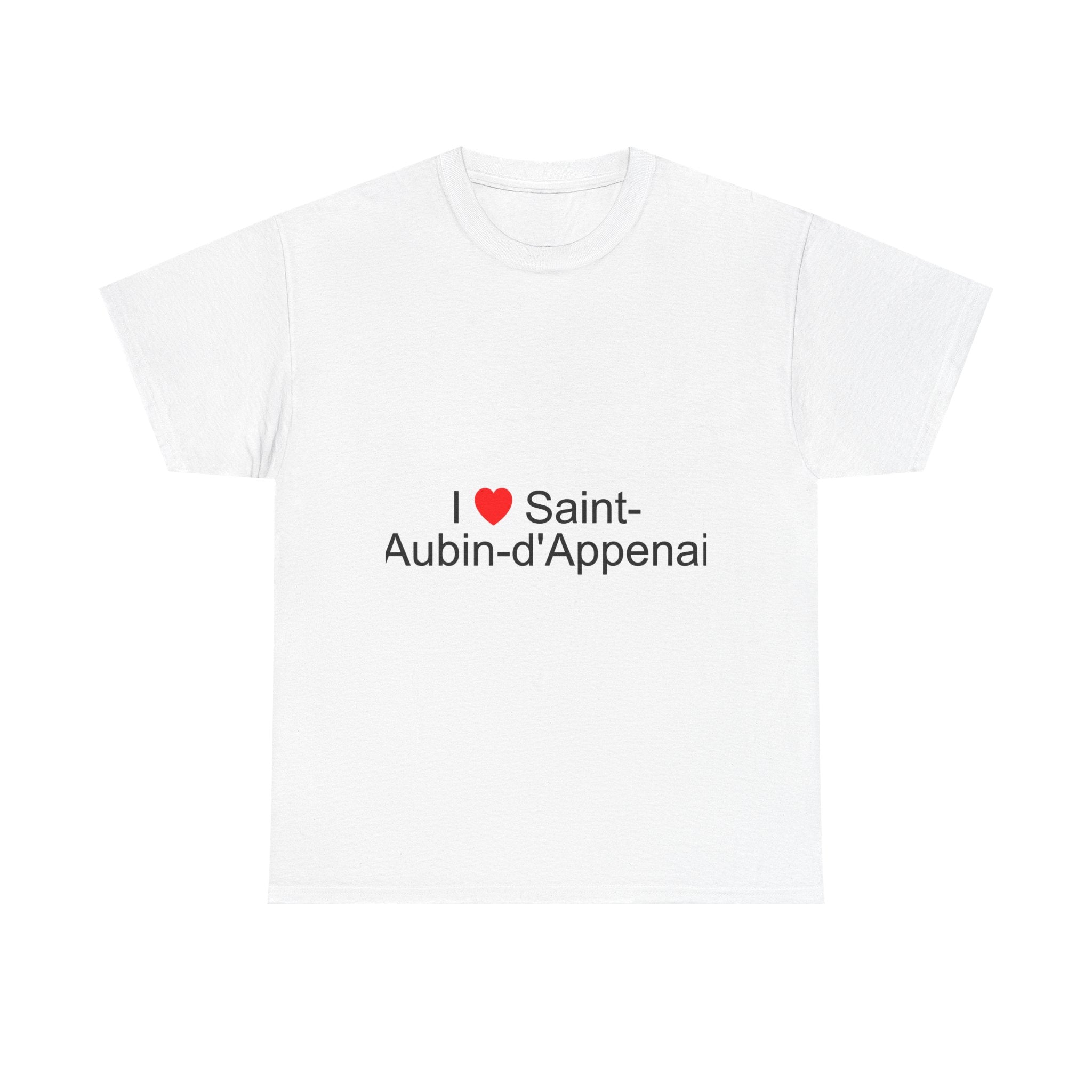 T-shirt I love saint-aubin-d'appenai