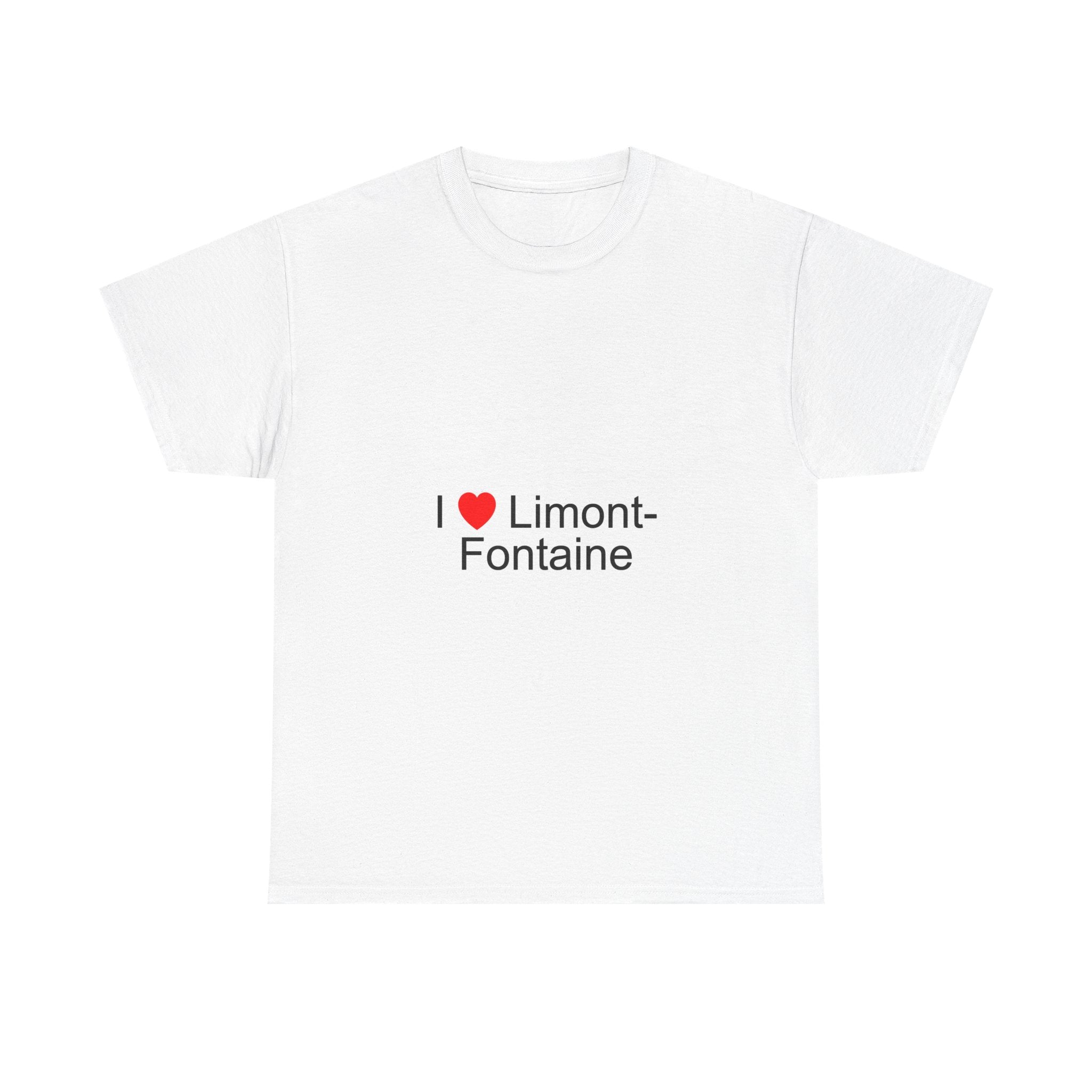 T-shirt I love limont-fontaine