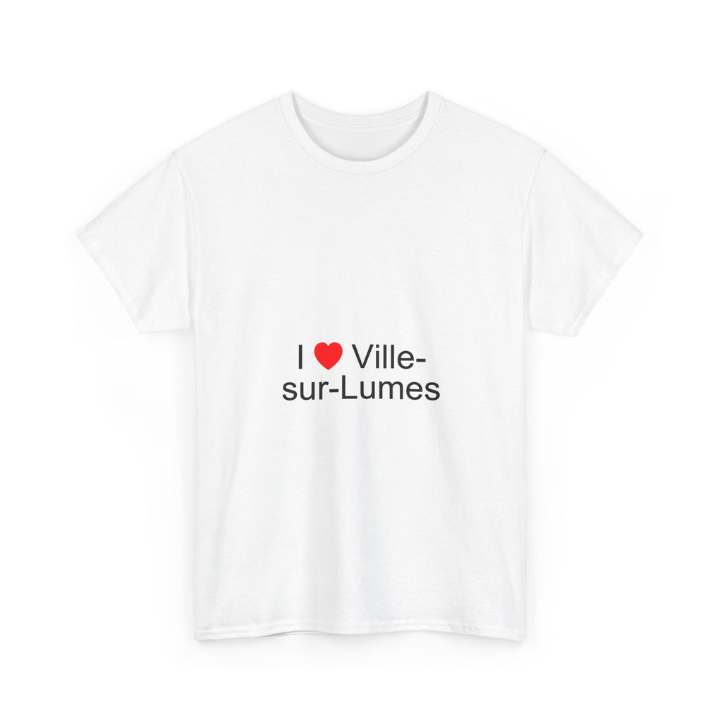 T-Shirt Ich liebe Ville-sur-Lumes