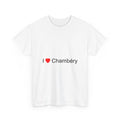 T-shirt I Love Chambéry - cadeau souvenir Savoie Auvergne-Rhône-Alpes Citeeshirt
