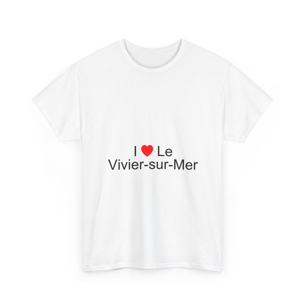 T-shirt I love le vivier-sur-mer