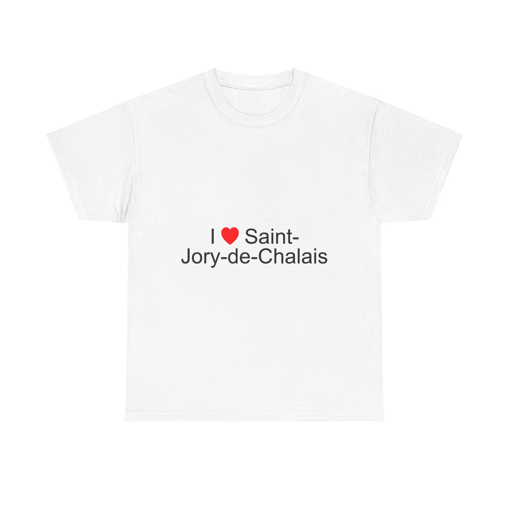 T-shirt I love saint-jory-de-chalais