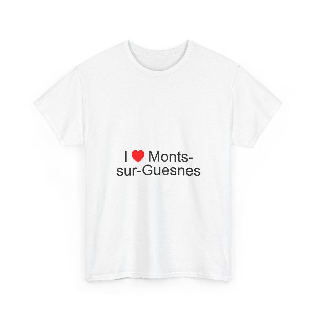 T-Shirt Ich liebe Monts-sur-Guesnes