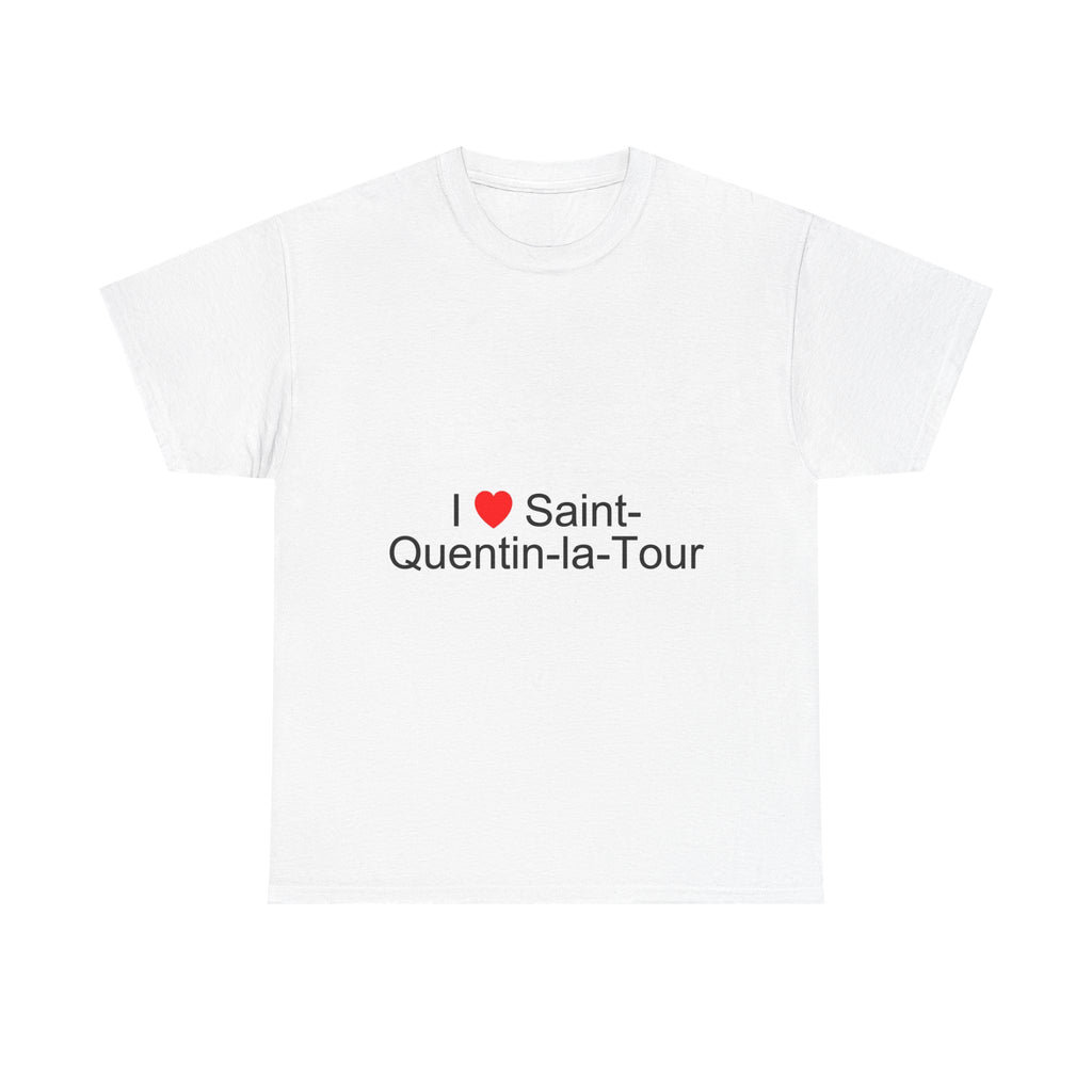 T-Shirt „I love Saint-Quentin-la-Tour“