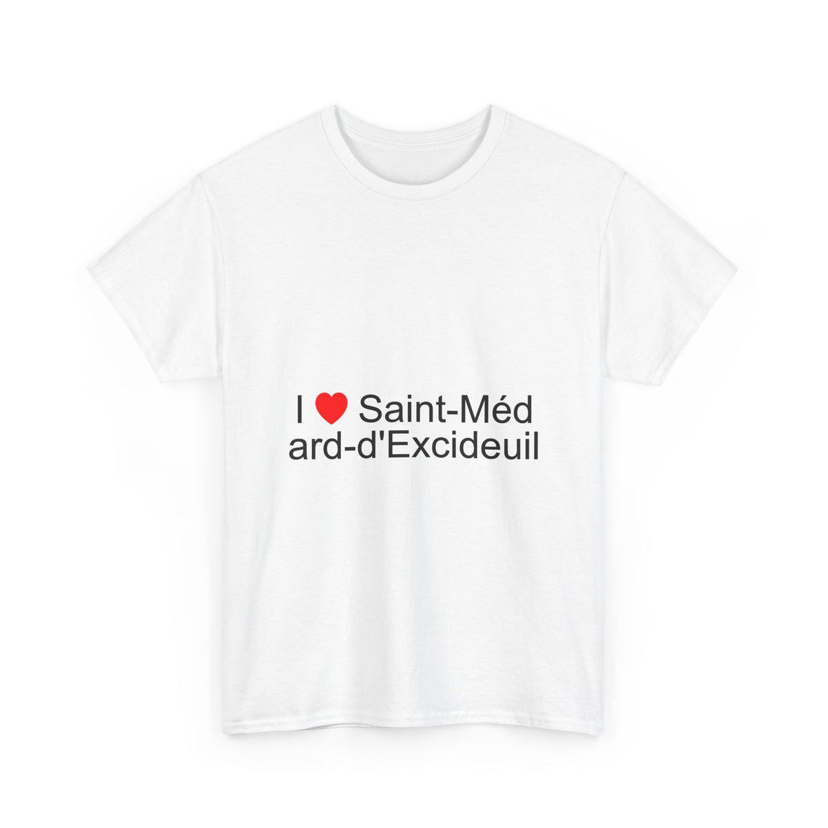 T-shirt I love saint-médard-d'excideuil