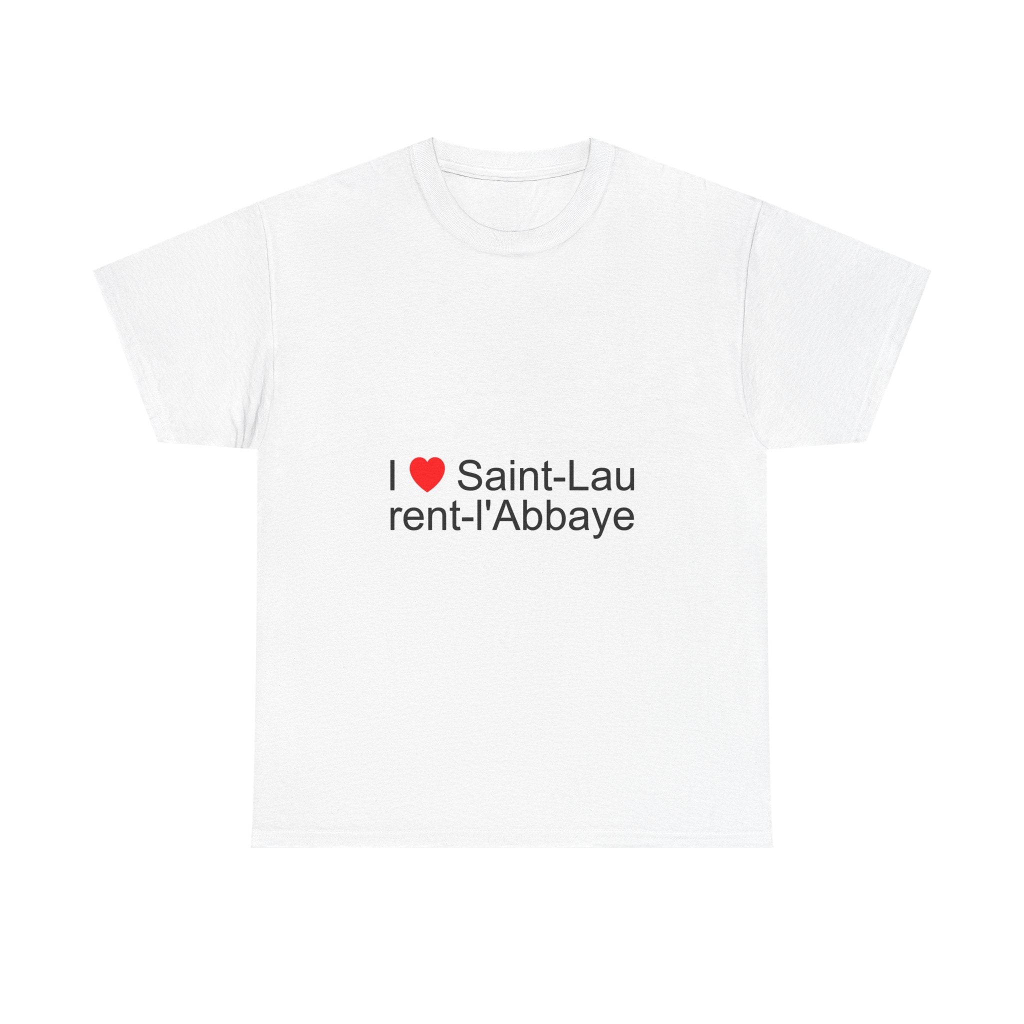 T-Shirt Ich liebe Saint-Laurent-l'Abbaye