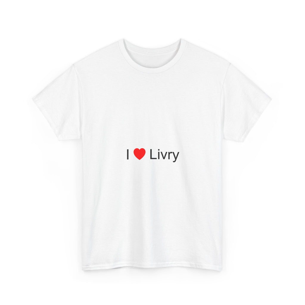 T-shirt I love livry
