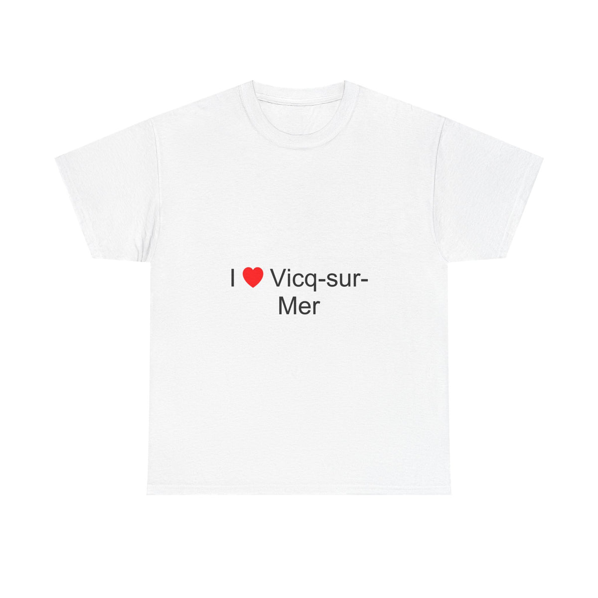 T-shirt I love Vicq-sur-Mer