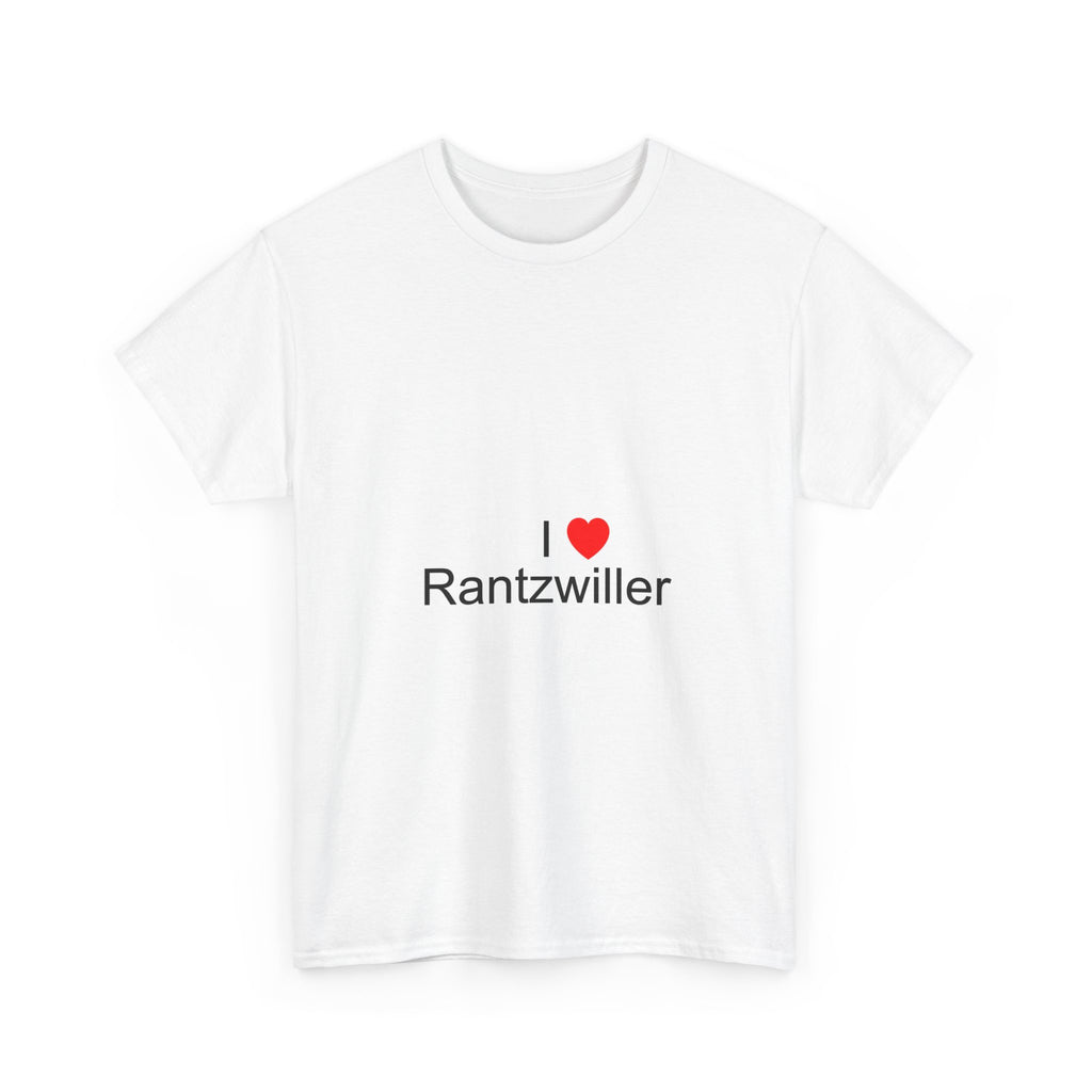 T-shirt I love rantzwiller