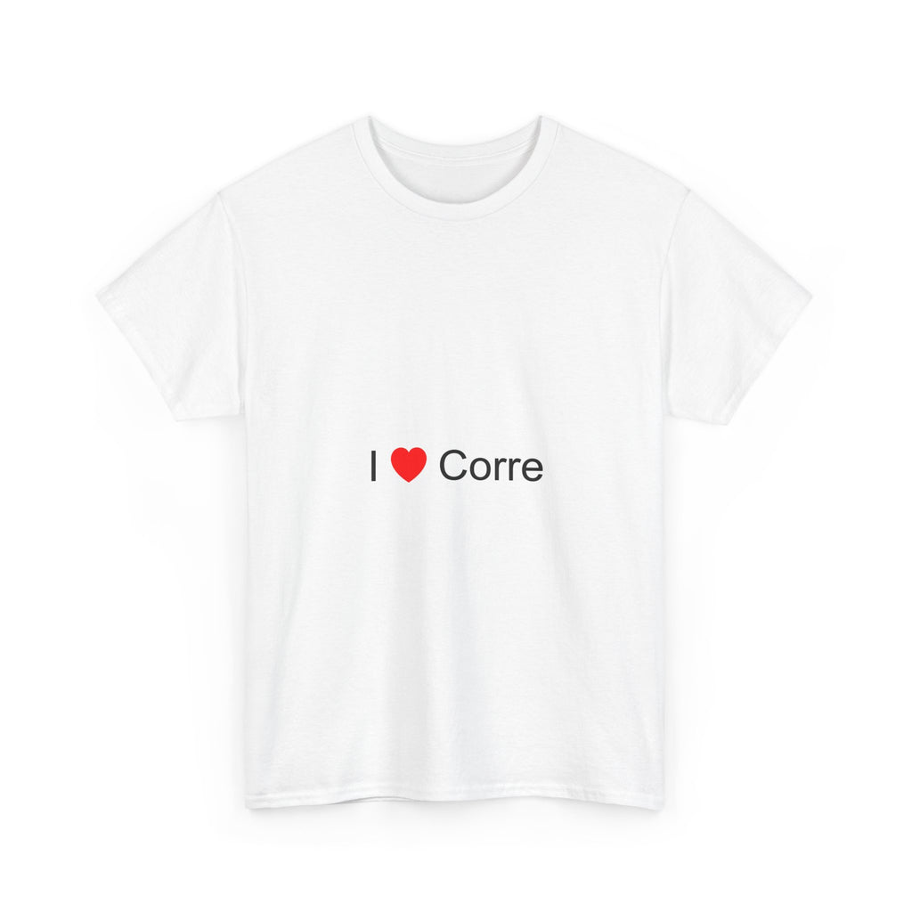 T-shirt I love corre