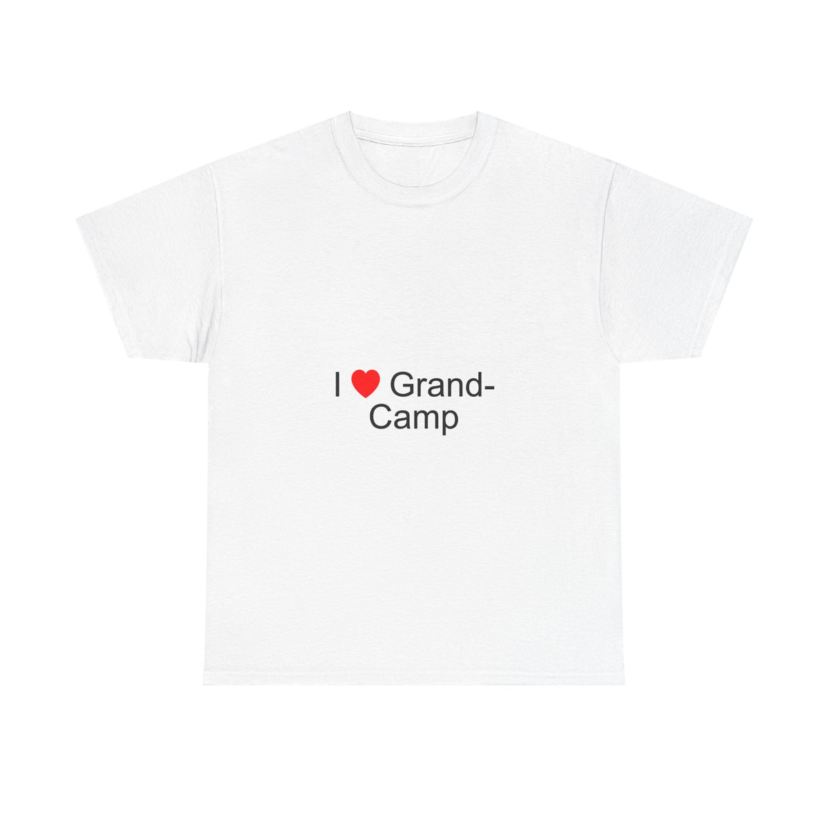 T-shirt I love grand-camp