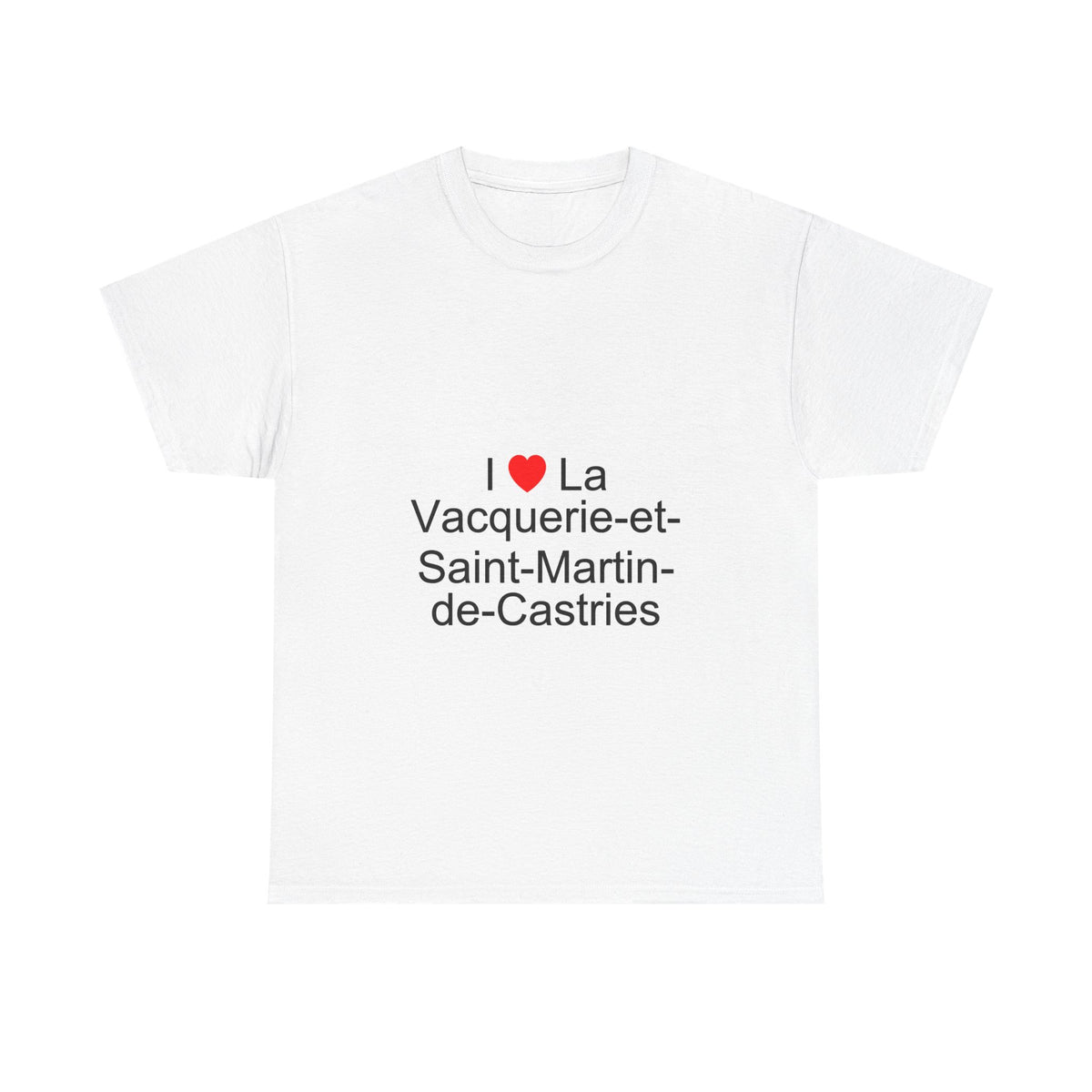 T-Shirt Ich liebe La Vacquerie-et-Saint-Martin-de-Castries