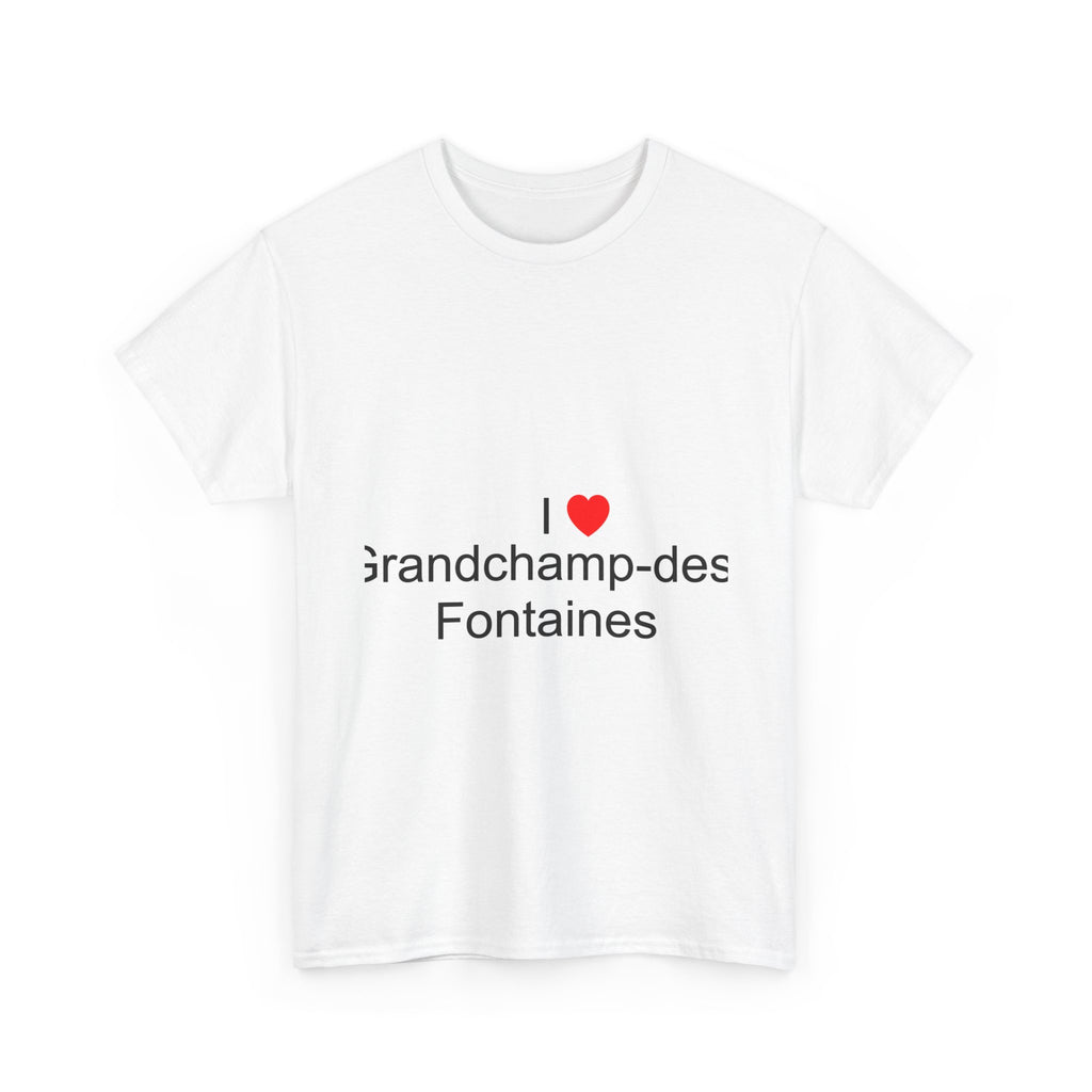 T-Shirt "Ich liebe Grandchamp-des-Fontaines"