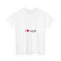 T-shirt I love lightweight