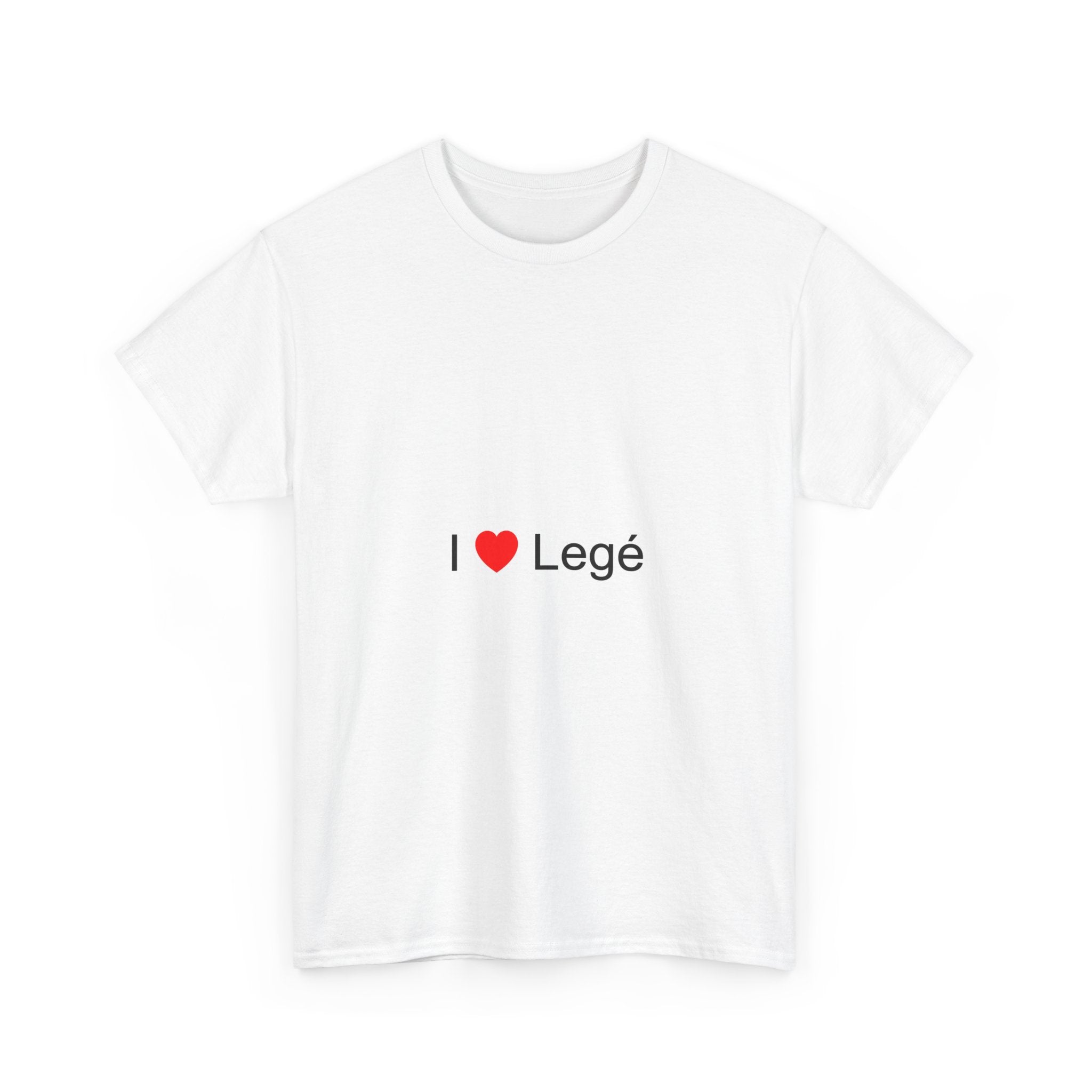 T-shirt I love lightweight