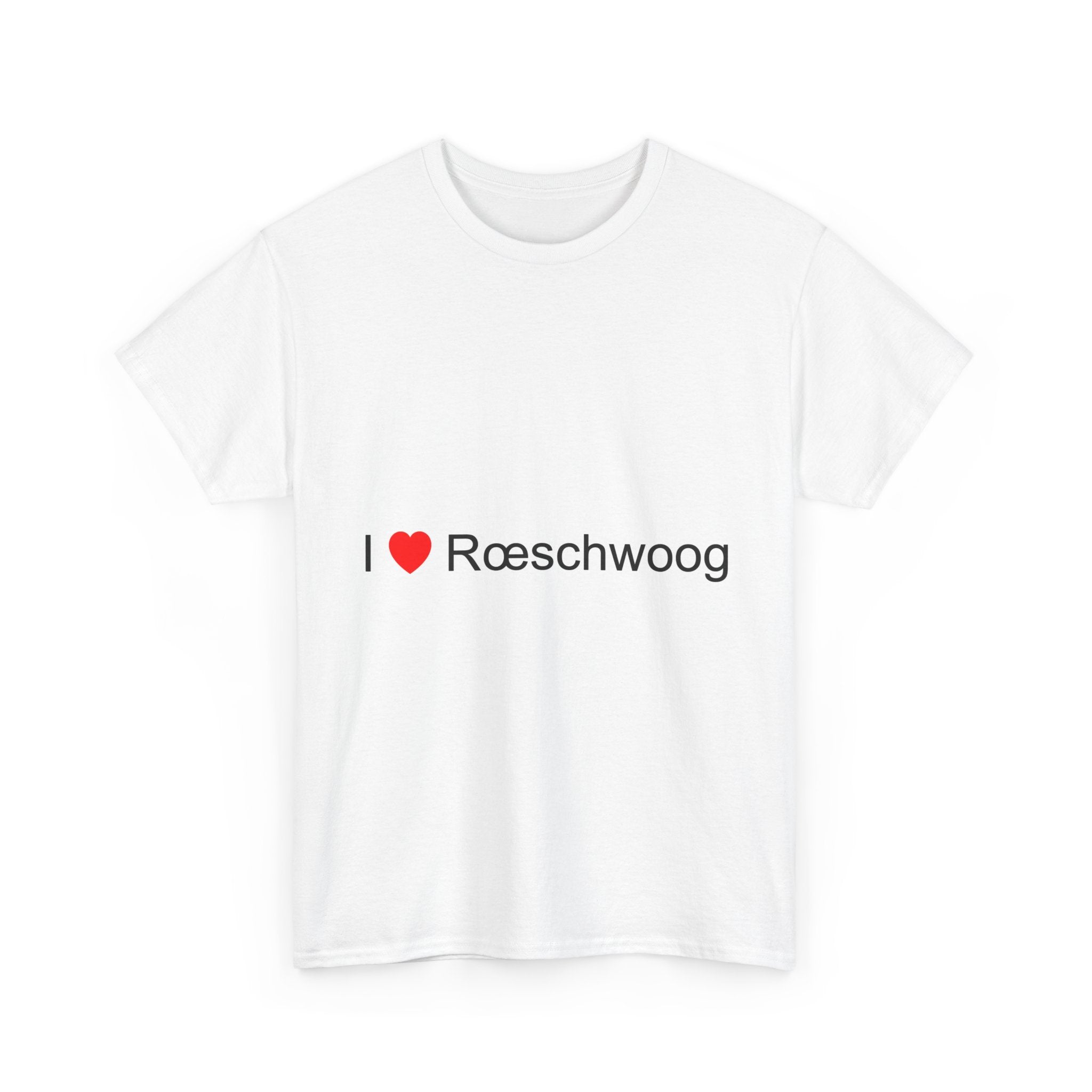 T-shirt I love rœschwoog