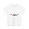 T-Shirt Ich liebe Castanet-le-Haut