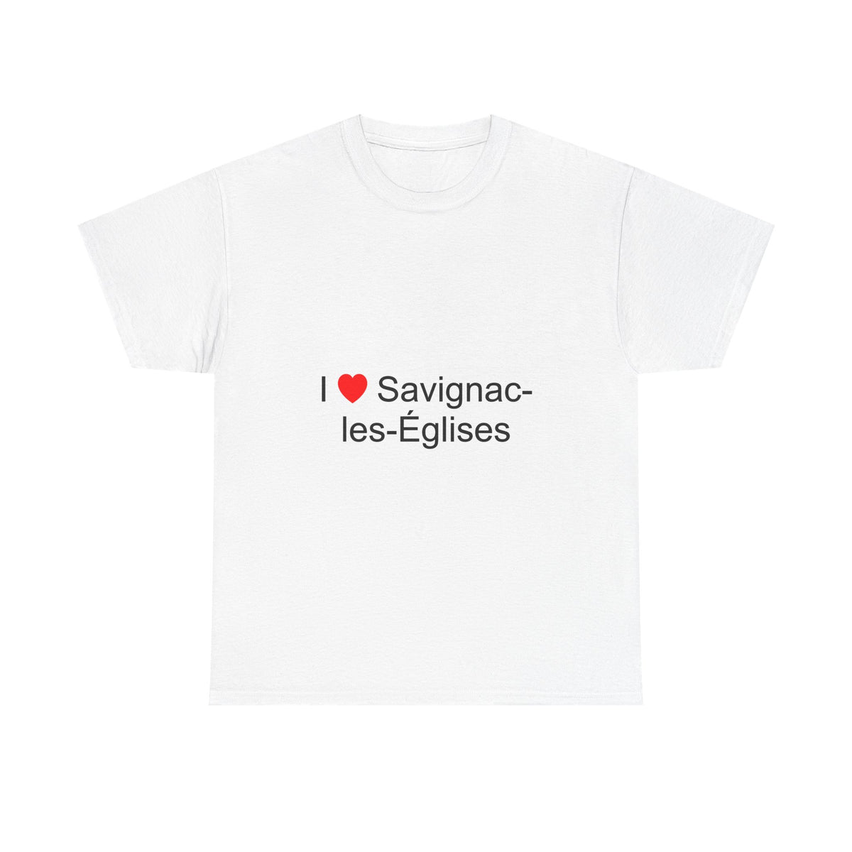 T-shirt I love savignac-les-églises