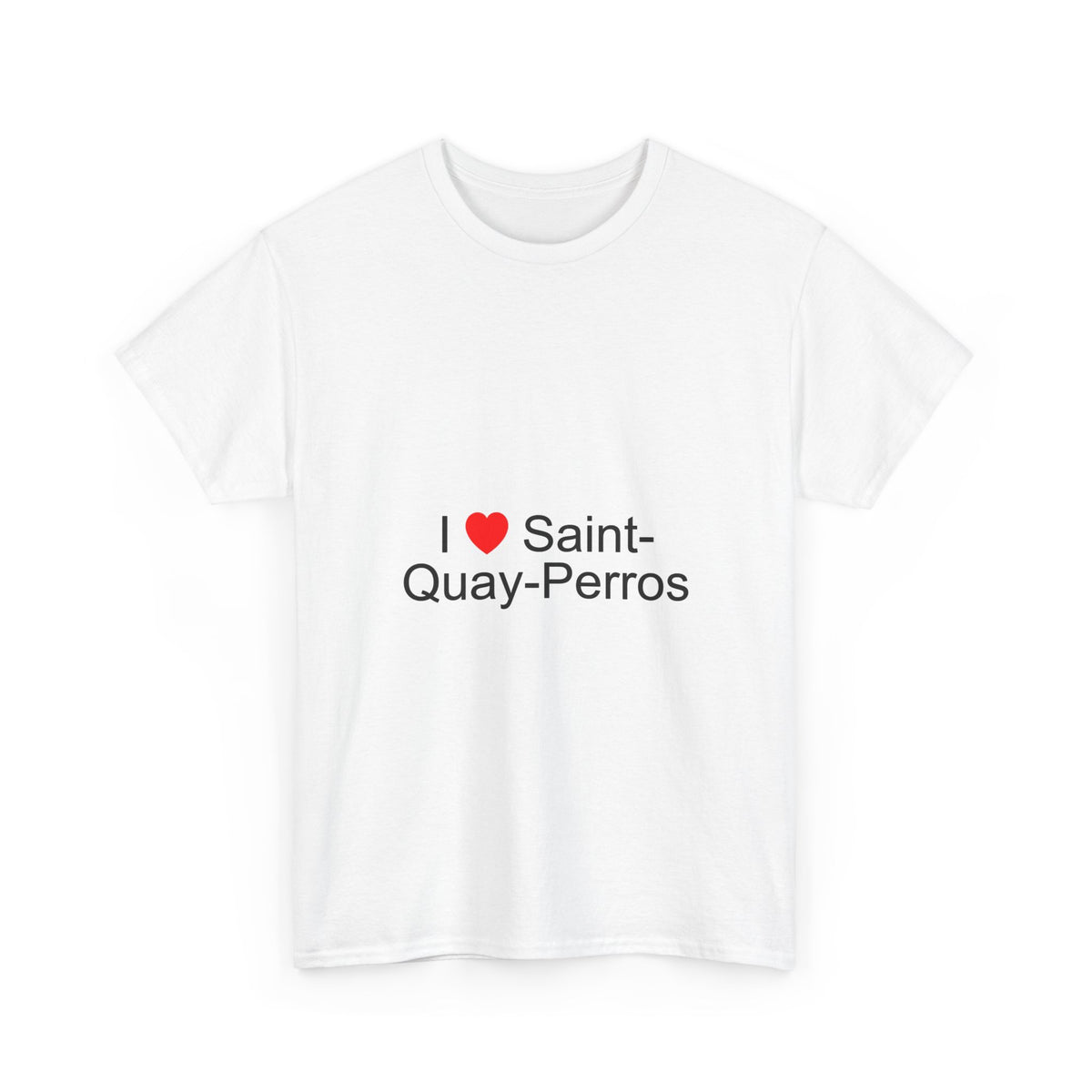 T-shirt I love saint-quay-perros