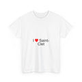 T-shirt I love saint-clet