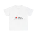 T-shirt I love saint-louis-en-l'isle