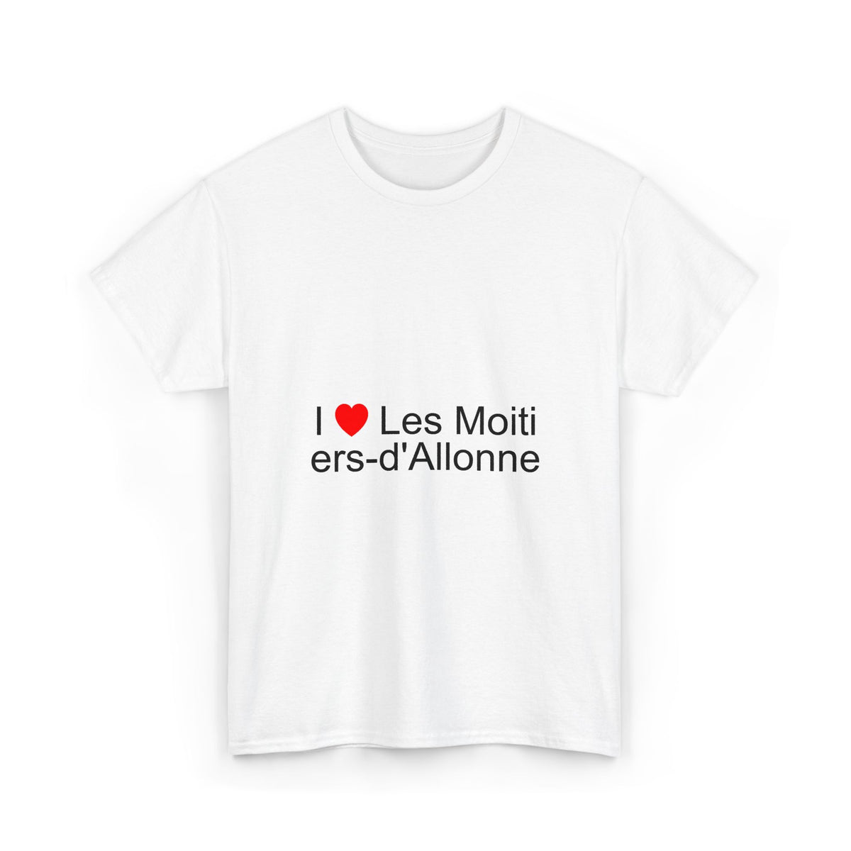 T-shirt I love the Moitiers-d'Allonne