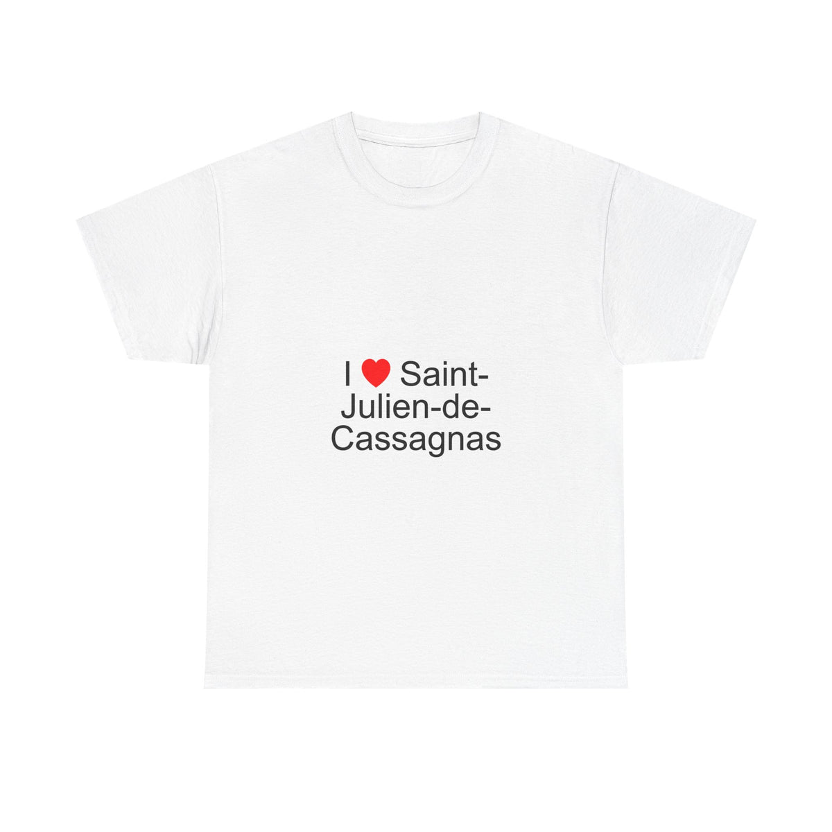 T-shirt I love saint-julien-de-cassagnas