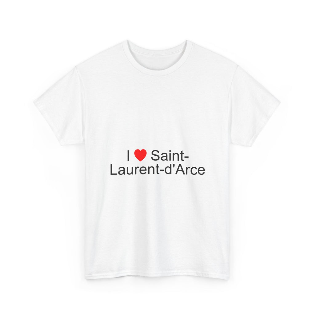T-Shirt Ich liebe Saint-Laurent-d'Arce