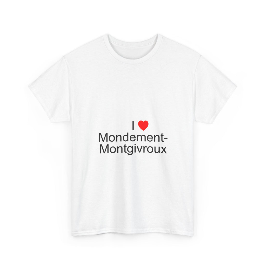 T-shirt I love Mondement-Montgivroux