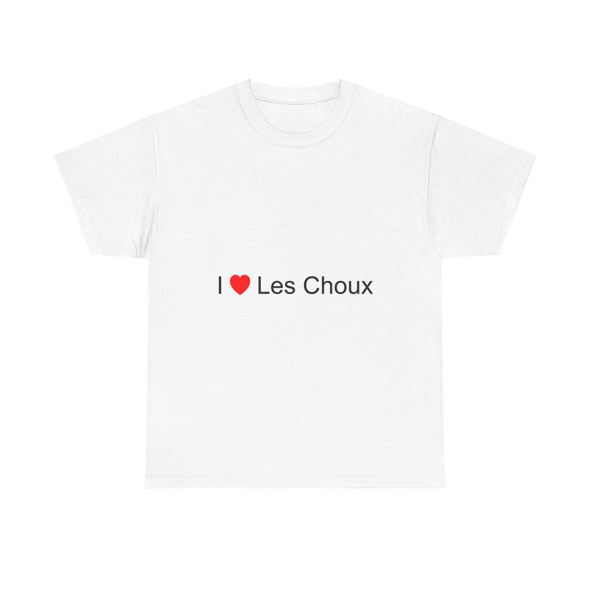 T-shirt I love les choux