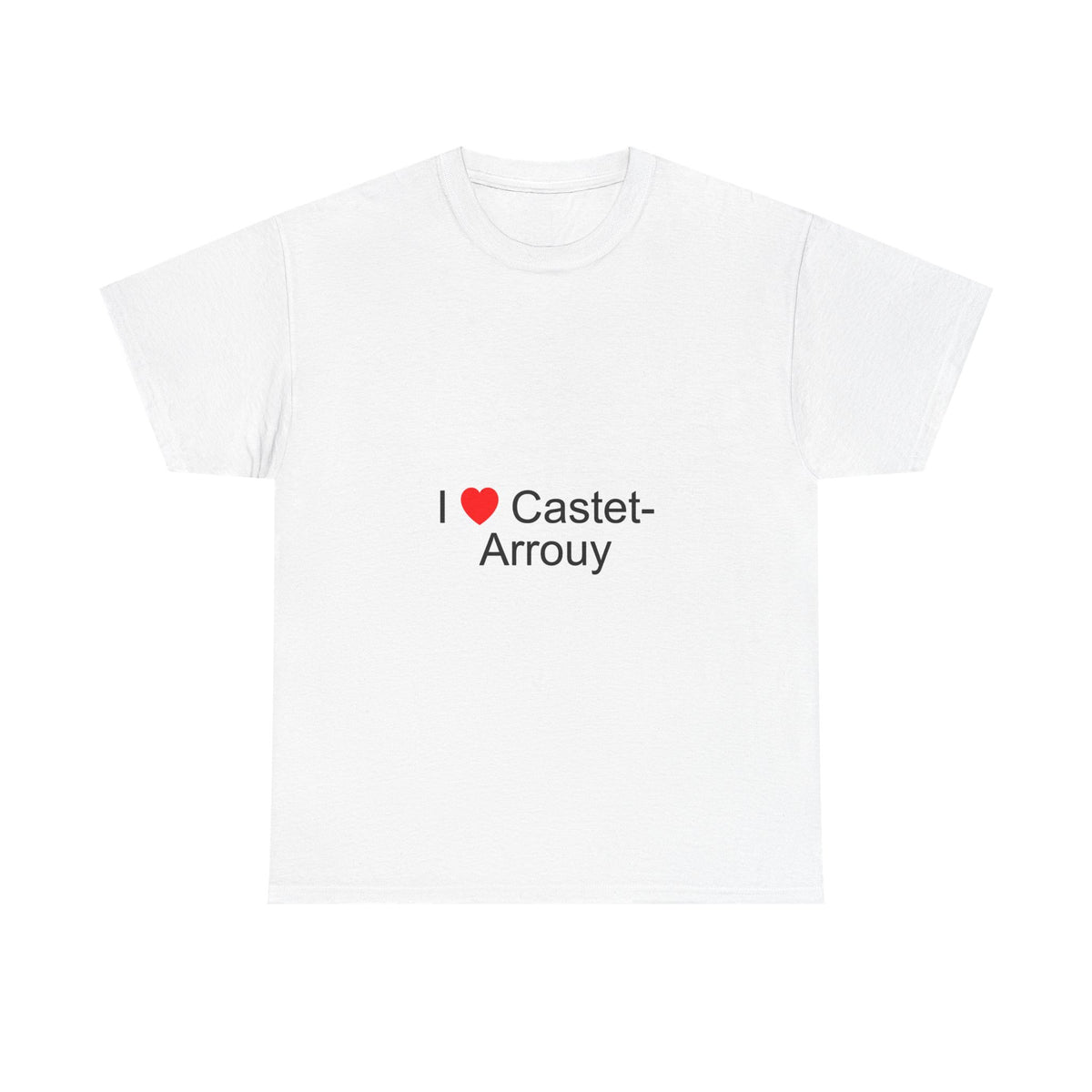 T-Shirt Ich liebe Castet-Arrouy
