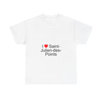 T-Shirt I love Saint-Julien-des-Points