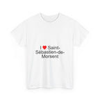 T-shirt I love Saint-Sébastien-de-Morsent
