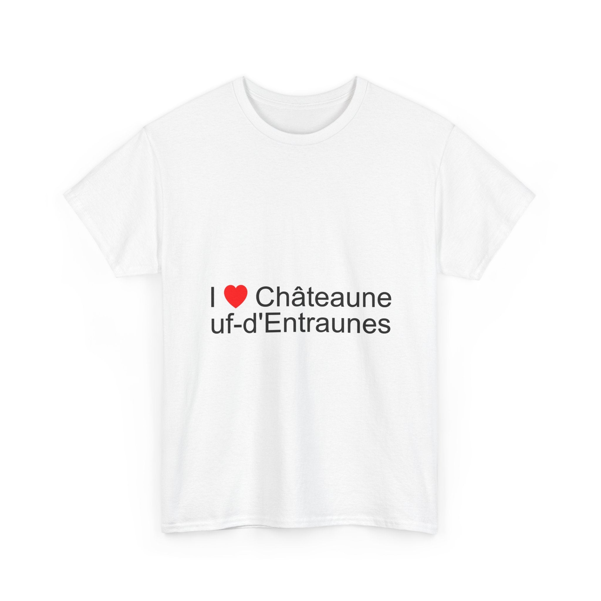 T-shirt I love Châteauneuf-d'Entraunes