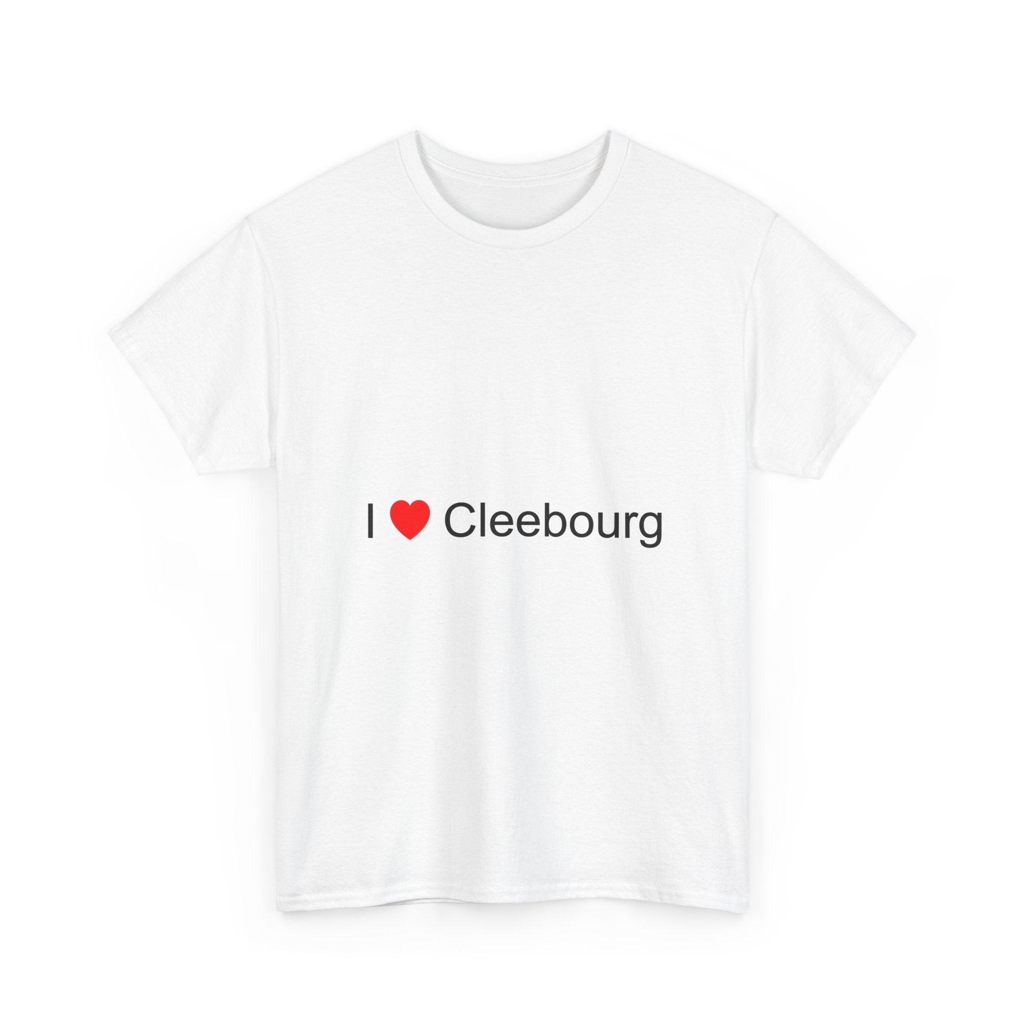 T-shirt I love cleebourg