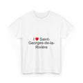 T-shirt I love saint-georges-de-la-rivière