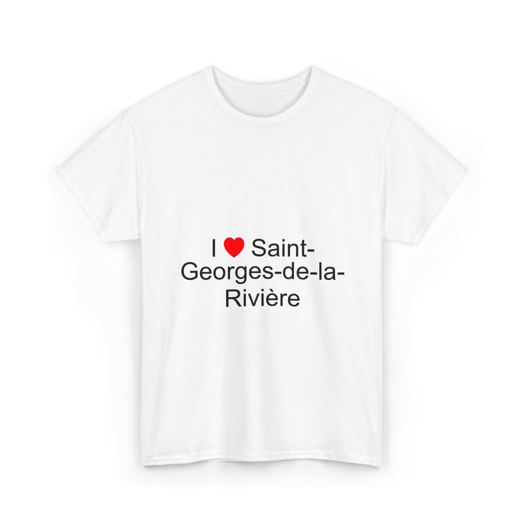 T-shirt I love saint-georges-de-la-rivière