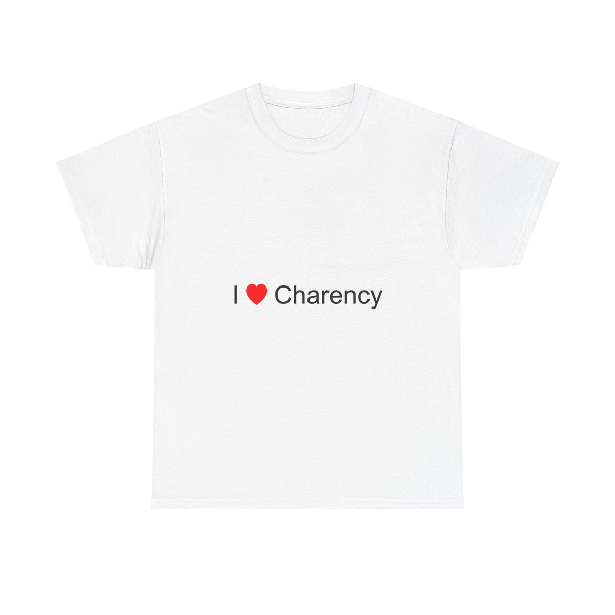 T-shirt I love charency