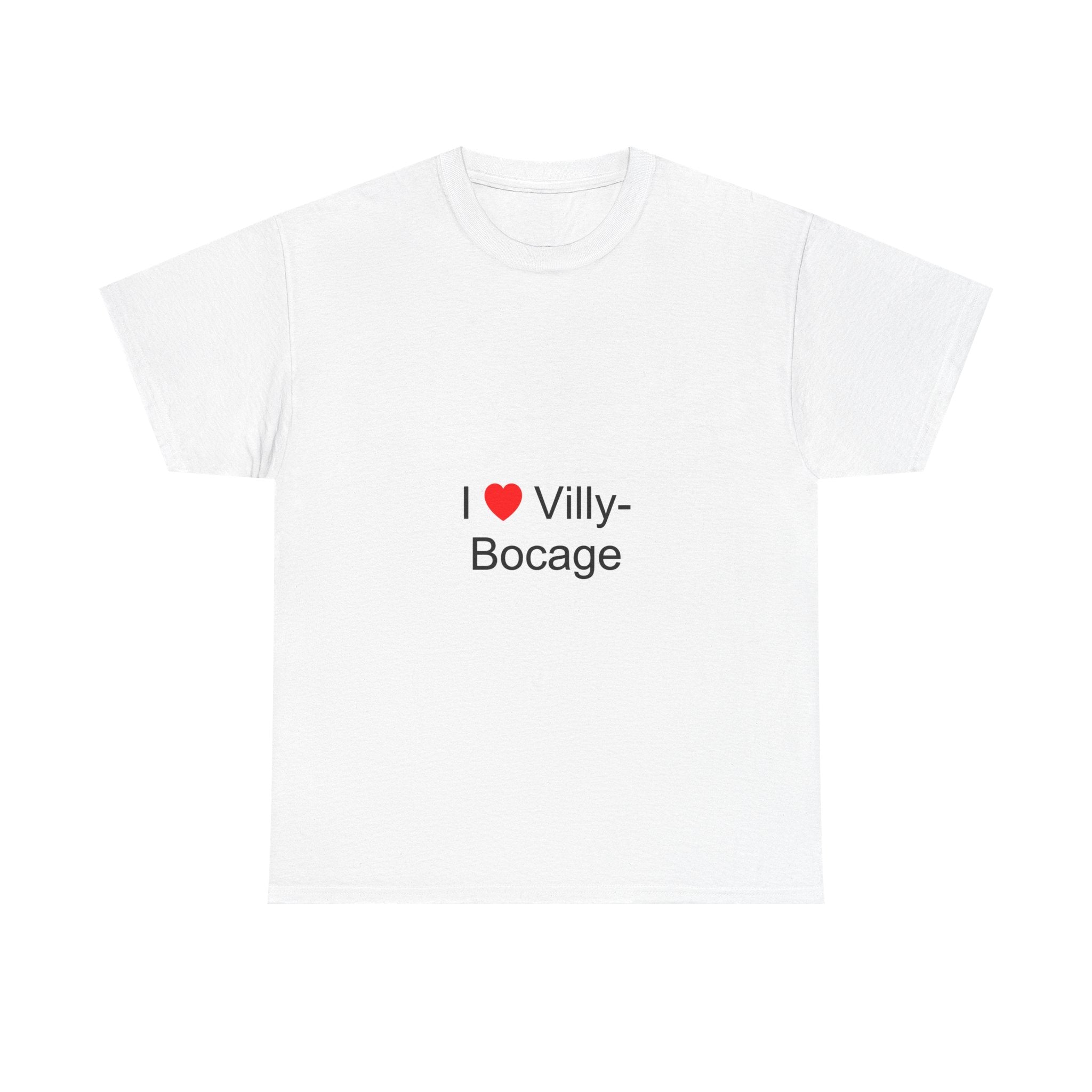 T-Shirt Ich liebe Villy-Bocage