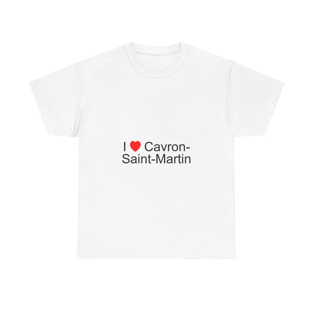 T-Shirt Ich liebe Cavron-Saint-Martin