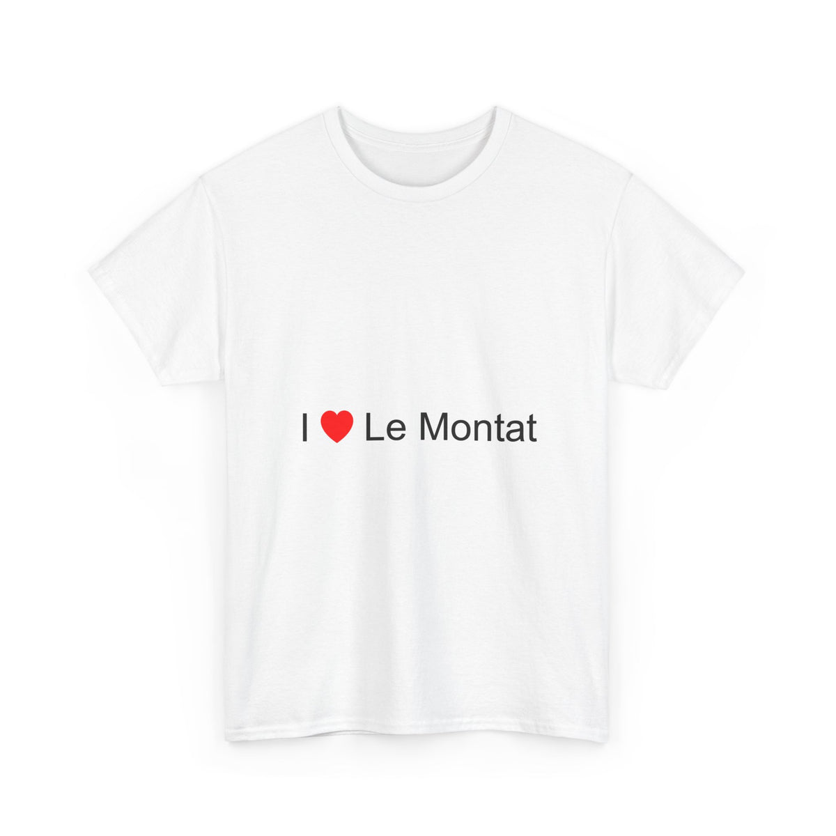 T-shirt I love le montat