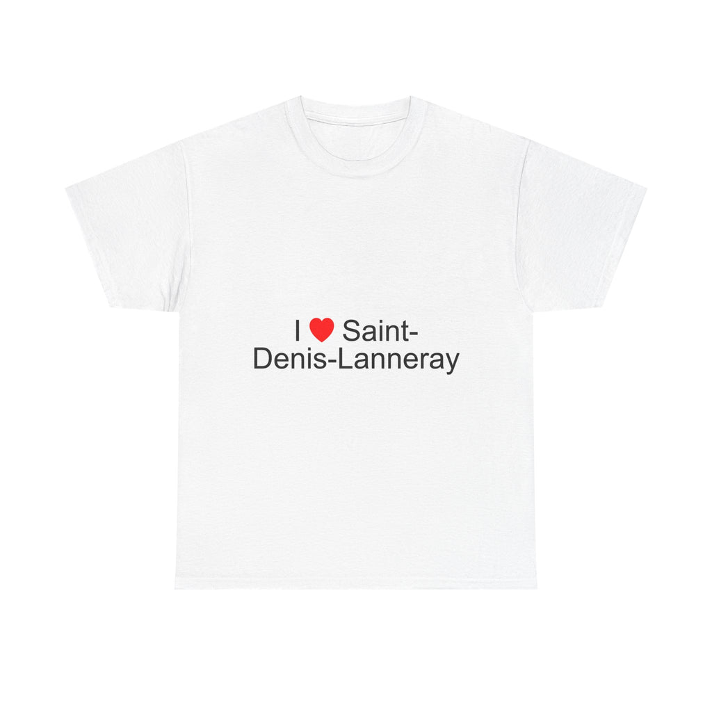 T-shirt I love saint-denis-lanneray