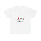 T-Shirt Ich liebe Saint-Georges-de-Gréhaigne