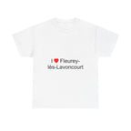 T-Shirt Ich liebe Fleurey-lès-Lavoncourt