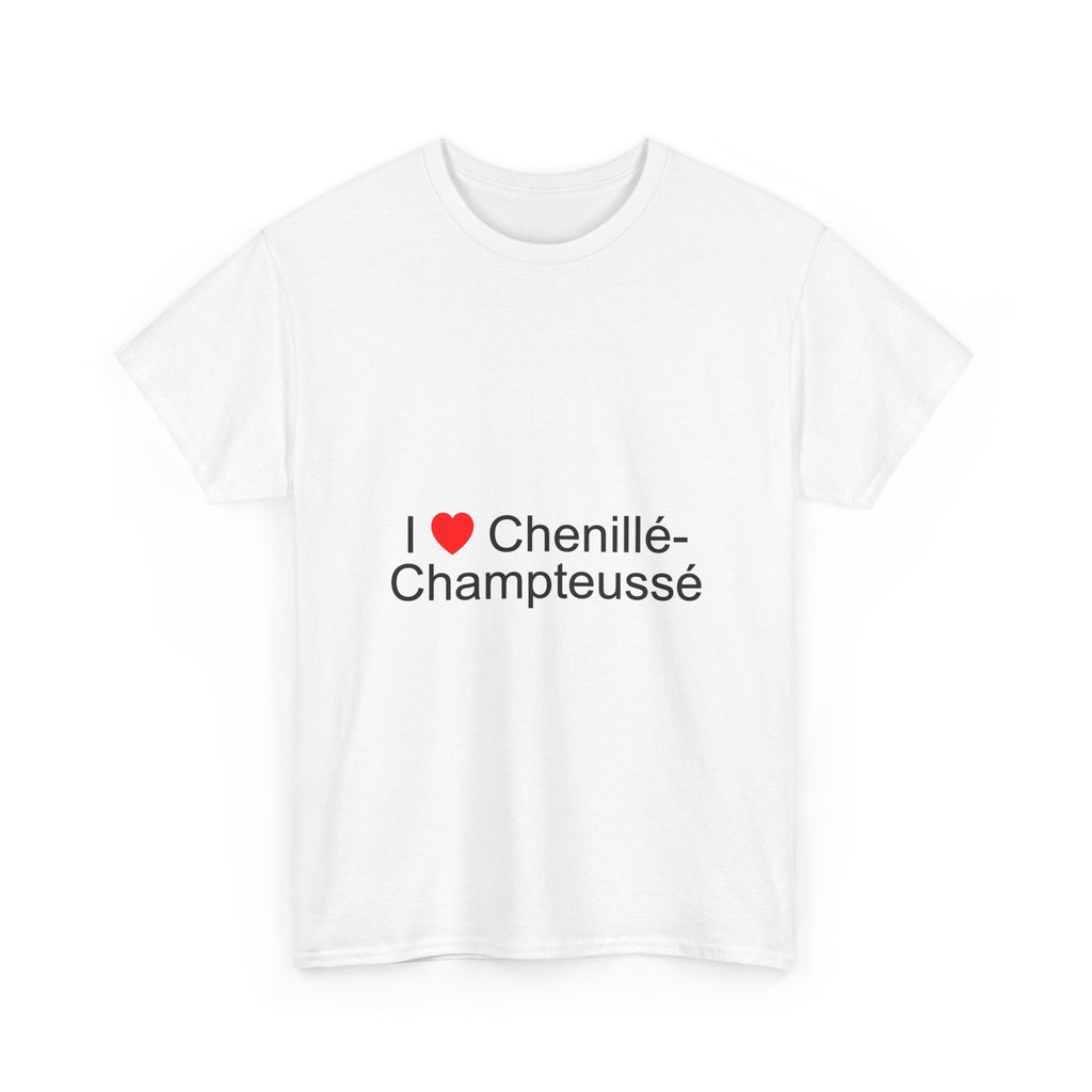 T-Shirt Ich liebe Chenillé-Champteussé