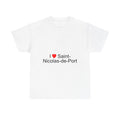 T-shirt I love saint-nicolas-de-port