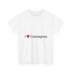 T-shirt I love Cassagnas