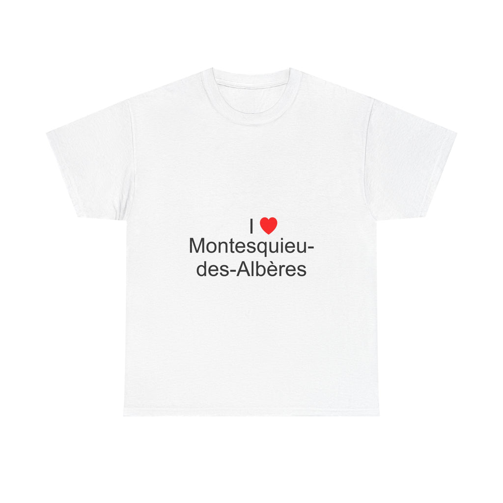 T-Shirt Ich liebe Montesquieu-des-Albères
